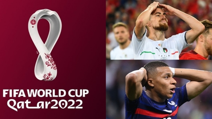 BXH vòng loại World Cup 2022 khu vực châu Âu: Pháp và Italia lâm nguy